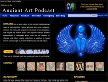 Tablet Screenshot of ancientartpodcast.org